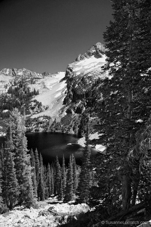 "Alpine Lake B&W"