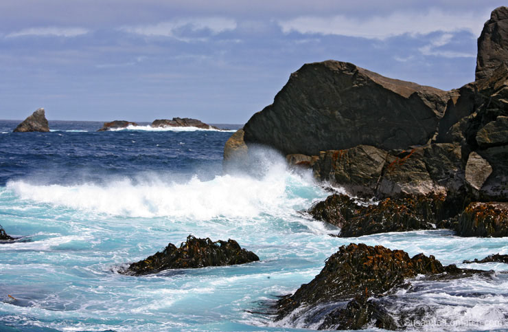 "Turbulent Entrance From the Sea"