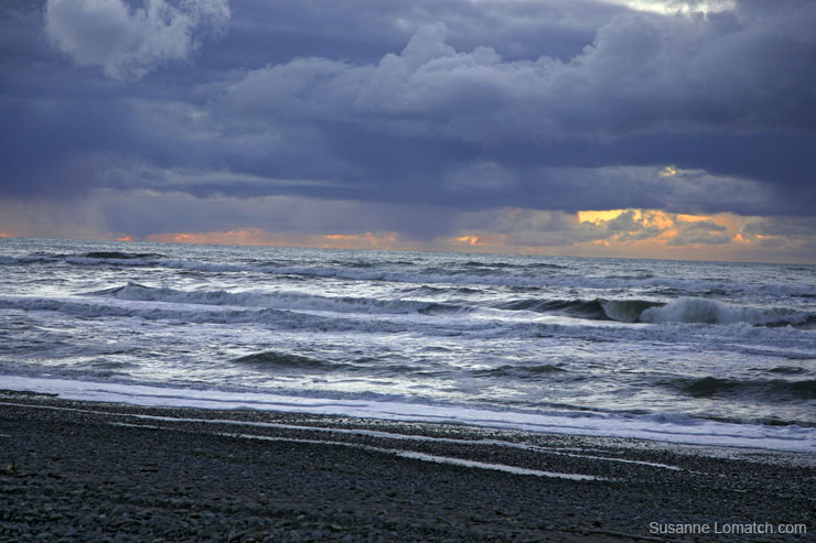 "Tasman Sea - Sunset Storm"